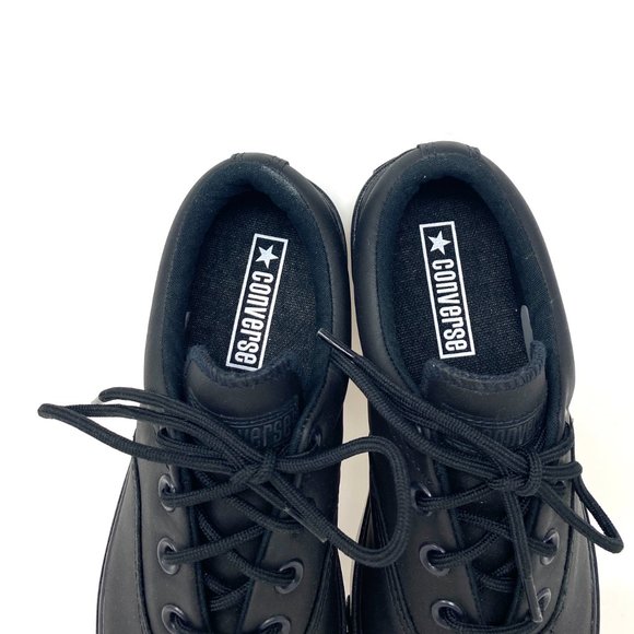 Converse SKID GRIP CVO Casual Leather Low Top Black Shoes Women Size 6.5 168914C - Picture 9 of 11